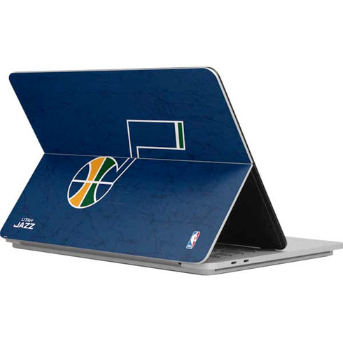 NBA Utah Jazz Yellow Texture Surface Laptop Studio Skin